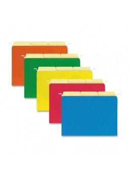 Letter - 8.50" Width x 11" Sheet Size - Manila - Assorted - Recycled - 20 / Pack - spr41051